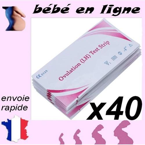 Lot De 40 Tests D'ovulation , Test Bandelette Lh , Ovulation Tests 