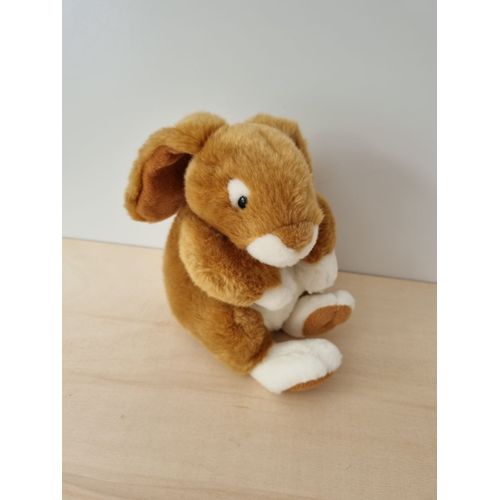 Doudou Lapin Blanc Marron Gipsy