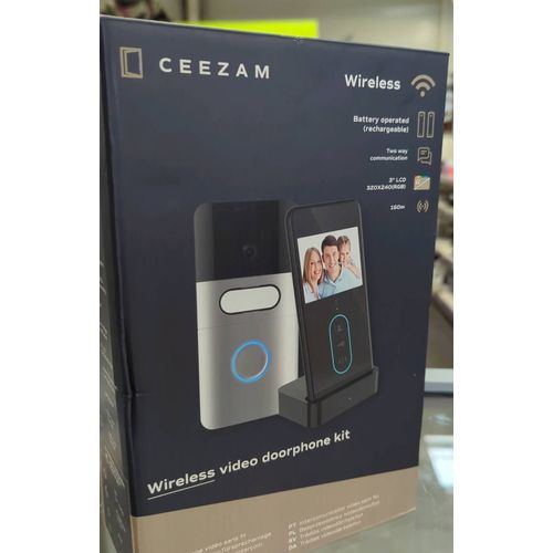 Sonnette sans fil avec caméra Ceezam