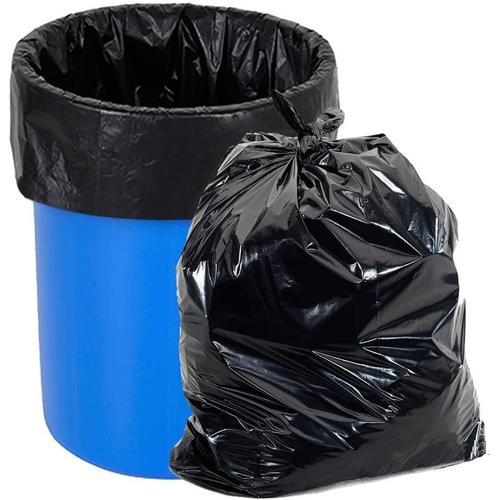 Sac Poubelle 240 Litres Lien Coulissant Poubelle Haute,Sac Poubelle Ultra Resistant,Sac Poubelle Noir Tri Selectif Garbage Trash Bags (100x120cm,20 Sacs)