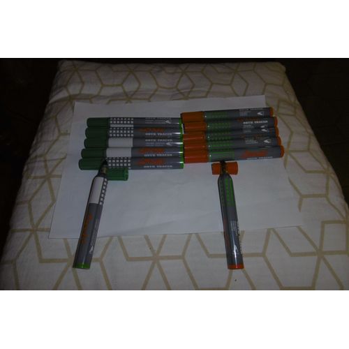 Marqueur Onyx Tracer Permanent Pointe Conique Conte 4000 Lot De 12 Vert Et Rouge