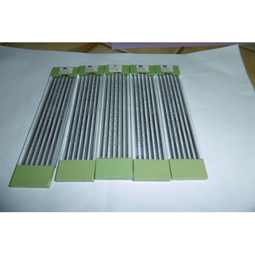 Étui De 6 Mines 2mm "H" Criterium Conte Gilbert Lot De 5 Étuis