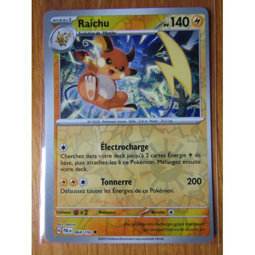 Raichu - Reverse - 064/193 - Evolutions À Paldea