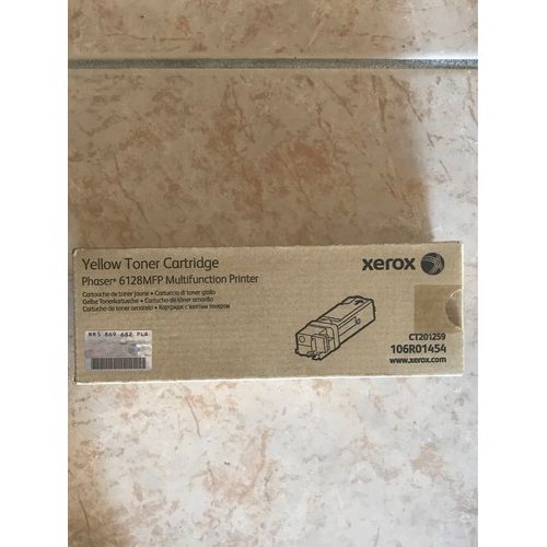 Cartouche yellow toner cartridge phaser 6128MFP réf CT201259 106R01454