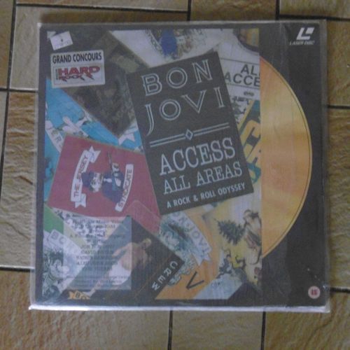 Laser Disc Bon Jovi Acces All Areas