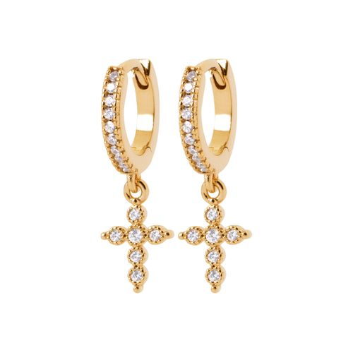 Boucles D'oreilles Créoles En Plaqué Or (2638110) - L'atelier Précieux