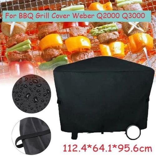 112.4 x 64.1 x 95.6cm Housse Bâche Housse Barbecue Pique-nique En Plein Air tanche Poussière Pluie Protection UV