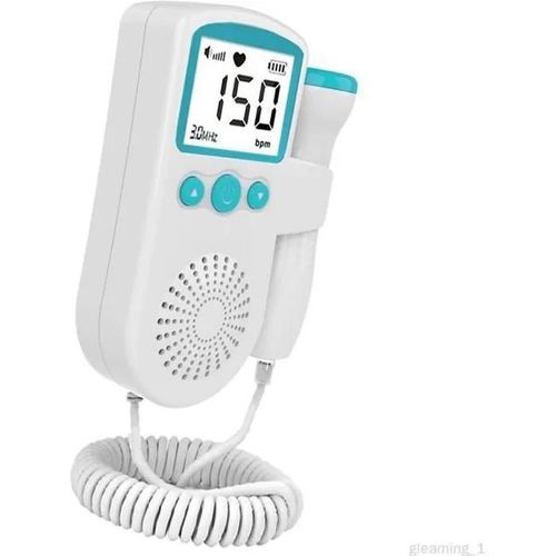 Moniteur De Fréquence F?tale Doppler À Domicile - Bébé Vert - Haute Performance - 3 Modes Doppler