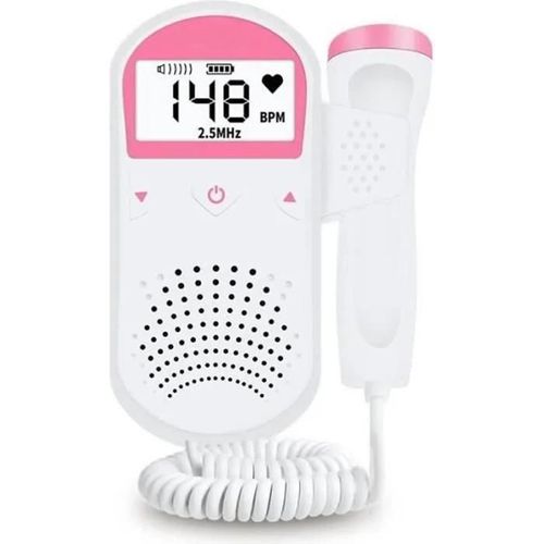 Jl26828-Doppler F?tal Domestique Bébé Détecteur De Fréquence Cardiaque Prénatal Sonar Maison Stéthoscope Doppler