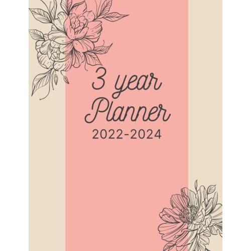 3 Year Planner 2022-2024: Large Sweary 36 Months Calendar 8.5 X 11 Funny Monthly Notebook For Everyone Goals For Small Business Owner Women See It ... For Busy Moms And Academic Middle School