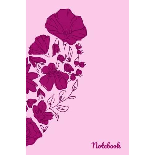 Notebook: Floral Heart - Lavender
