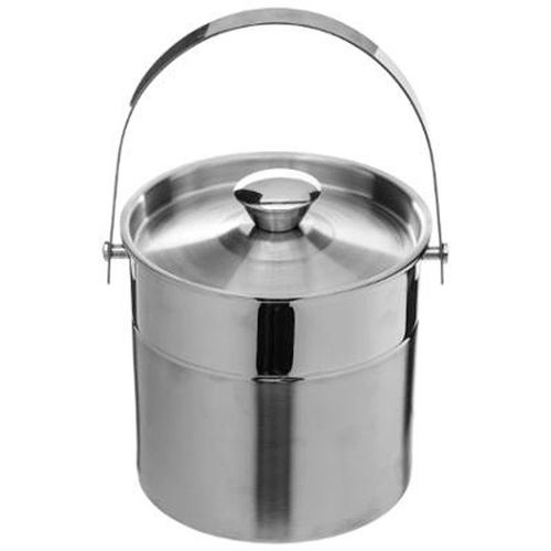 Seau À Glace Métal "Double Finition" 15cm Argent