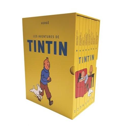 Les Aventures De Tintin Intégrale - Coffret En 8 Volumes - La Collection Complète
