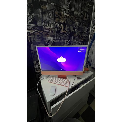 Apple iMac 24" Puce M1 - Ram 8 Go - SSD 254 Go