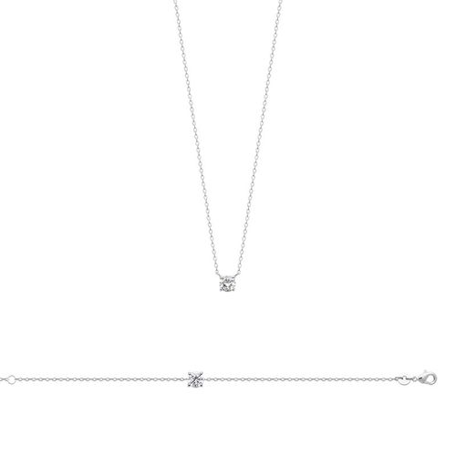 Bracelet En Argent Rhodié (87100218) - L'atelier Précieux