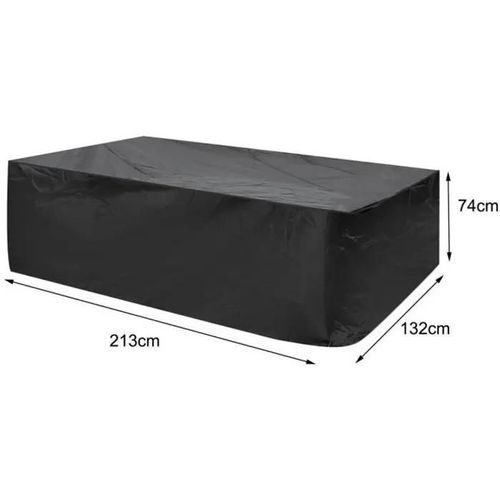Housse De Protection Pour Table De Jardin Étanche Leshp - 213x132x74cm - Tissu Oxford 420d