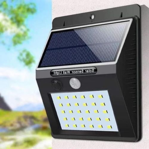 Lampe Solaire Extérieur, 20 Led Lumière Solaire Extérieur Etanche Avec Détecteur De Mouvement, Éclairage Solaire Extérieur