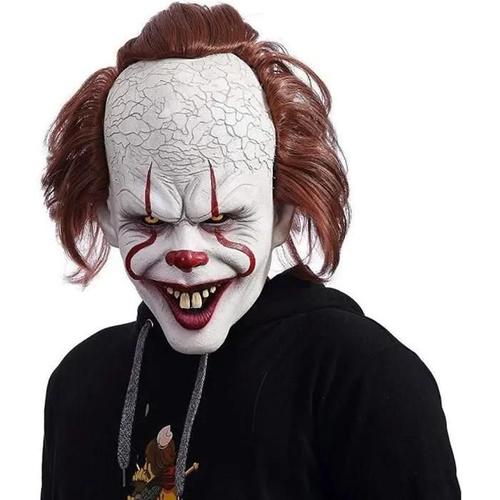 Masque D\Horreur Pennywise De Stephen King En Latex Pour Halloween Et Cosplay