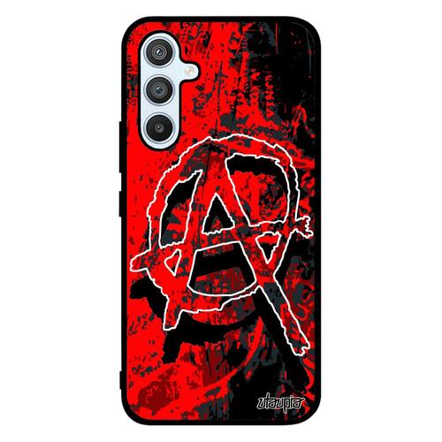 Coque Silicone Anarchie Samsung A54 Cadeau D'anniversaire Revolution Tattoo Ni Dieu Ni Maitre Rock Metal Pas Cher Anarchy Tag Galaxy