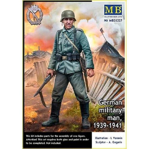 Master Box Ltd - German Military Man, 1939-1941maquette Figurine German Military Man, 1939-1941 Master Box 35227 1/35ème Maquette Char Promo Figurine Miniature