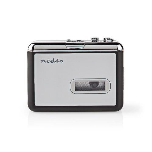 NEDIS Convertisseur USB Cassette-MP3 Portable avec Câble USB et Logiciel