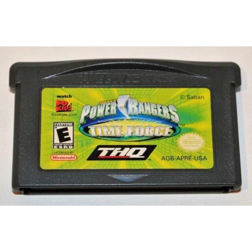 Power Rangers Time Force Sur Gameboy Advance