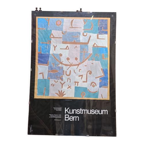 Affiche du muse Paul Klee Kunstmuseum Bern 1970 multicolore