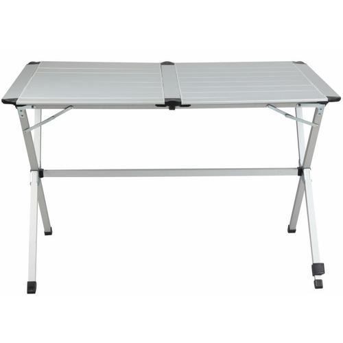 Midland Table Pliante Gap Less Aluminium 6 Personnes Grise