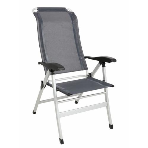 Midland Fauteuil De Camping En Aluminium Confort Maxi 7 Positions Gris Camping Car