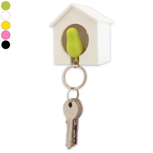 Cabane Range-Clés Et Porte-Clés Oiseau Oiseau Rose