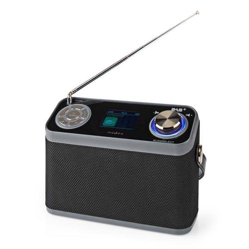 NEDIS Radio DAB+ Conception de table DAB+/FM 2.4 Écran couleur