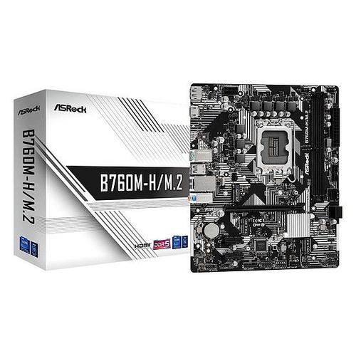 ASRock Asro B760M-H/M.2 Intel B760 LGA 1700 carte mère micro ATX