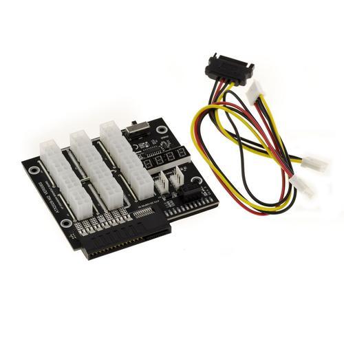 500w 800w 1400w 1600w 1800w 2200w Breakout Board pour Alimentation HP 20+28 /10+14 - 12 connecteurs P6 - Affichage Tension - avec synchronisation