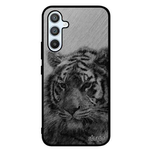Coque Silicone Pour Samsung Galaxy A54 Tigre Telephone Gris Felin 4g Housse Animal Alu Dessin Caoutchouc Design Antichoc Tigresse De