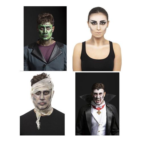 Kit De Maquillage Universal Monsters : Aquapots, Transferts, Sang, Crayon, Poudre Scintillante