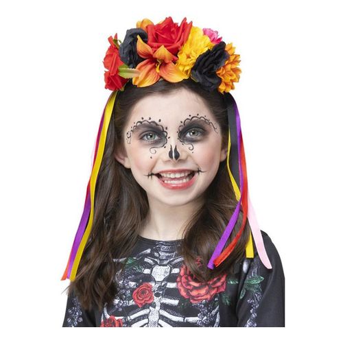 Bandeau Enfant Roses Multicolores