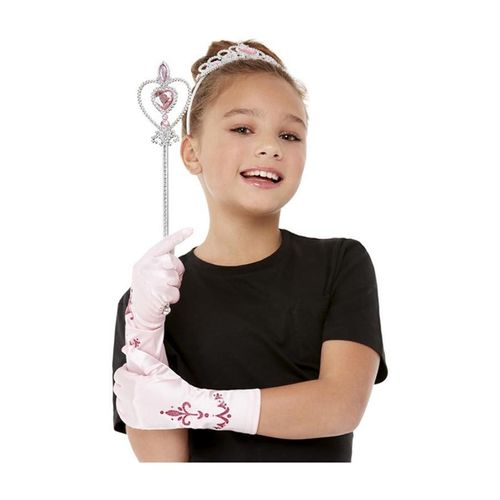 Princesse Rose Kit: Baguette, Diadème Et Des Gants