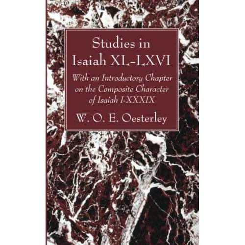 Studies In Isaiah Xl-Lxvi