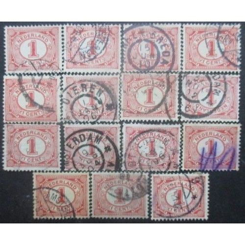 Pays-Bas N°66 X 15 Oblitéré