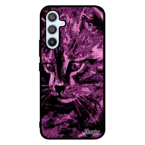 Coque Chat Samsung Galaxy A54 Silicone Chaton Fantaisie Dessin Telephone Mignon Case 4g Etui Aluminium Rose Felin Moustache Petit De