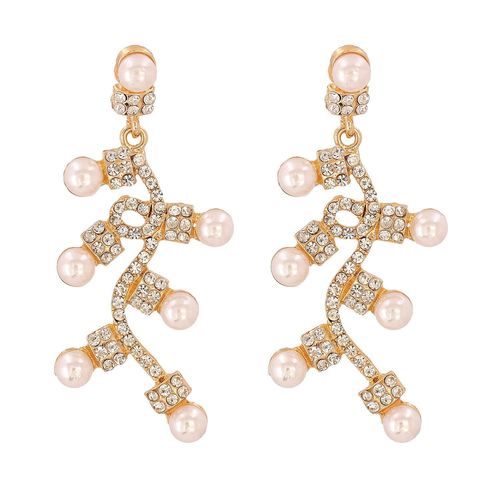 Boucles D'oreilles De Noël Femme(Champagne) - Fantaisie Diamant Lanterne Décoration Clous D'oreilles Unique Hip Hop Goutte Piercing Boucles D'oreilles De Noël Bijoux Pour Dames Cadeaux De Nouvel An