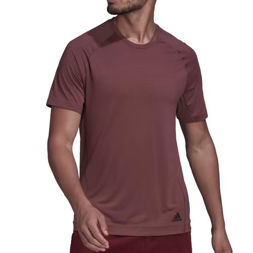 T-Shirt Bordeaux Homme Adidas M Yoga Tee