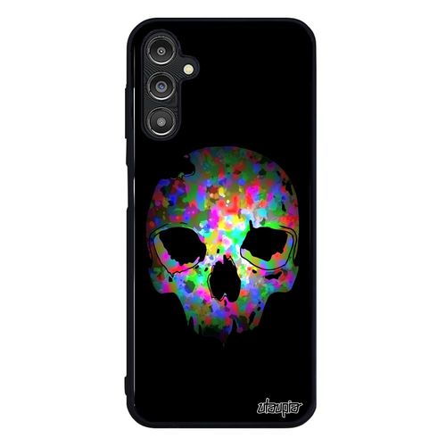 Coque Samsung Galaxy A14 4g 5g Silicone Crane Portable Peur Pirate Emo Pas Cher Rose Halloween Enfer Symbole Souple Housse 4g Solide