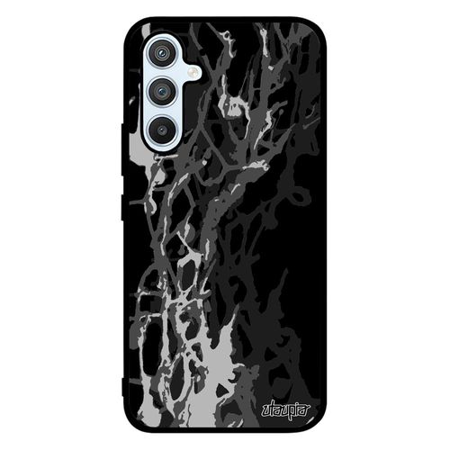 Coque Samsung Galaxy A54 Silicone Peinture Moderne Motif De Protection Decoratif Aluminium Texture Cover Etui Design Smartphone Gris