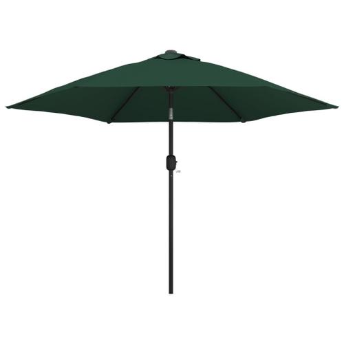 Parasol D'extérieur Avec Poteau En Acier 3 M Vert Helloshop26 02_0008735