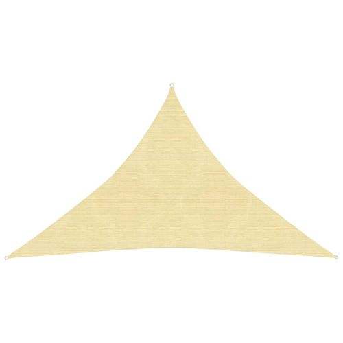Voile Toile D'ombrage Parasol 160 G/M² Pehd 3 X 3 X 4,2 M Beige Helloshop26 02_0008969