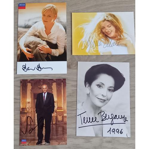 Lot D'autographes Spécial "Musique Et Opéra"