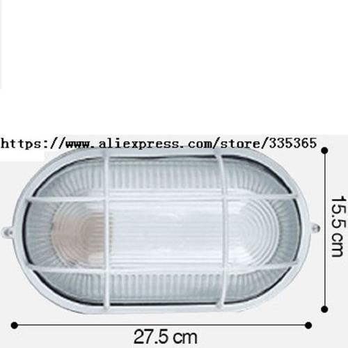 Lampe Led Étanche En Pvc, 275x155mm, Ip33, Antidéflagrant, Coque Lumineuse Pour Mur Extérieur