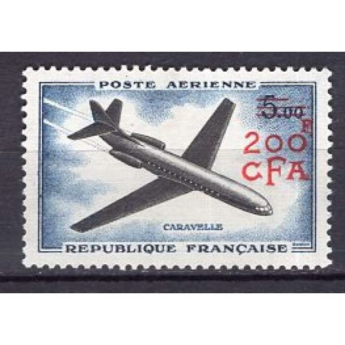 France La Reunion 1957 Avion La Caravelle Neuf**