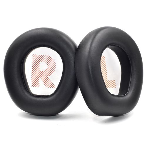 Mousse Coussin Coussinets pour JBL Quantum ONE,Coussinets d'oreille avec Mousse à Haute densité, Cuir protéique(Noir)